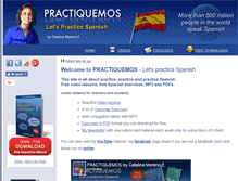 Tablet Screenshot of practiquemos.com